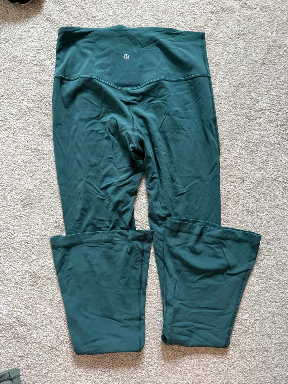 lululemon athletica Deep Teal High-Rise mini flare Leggings